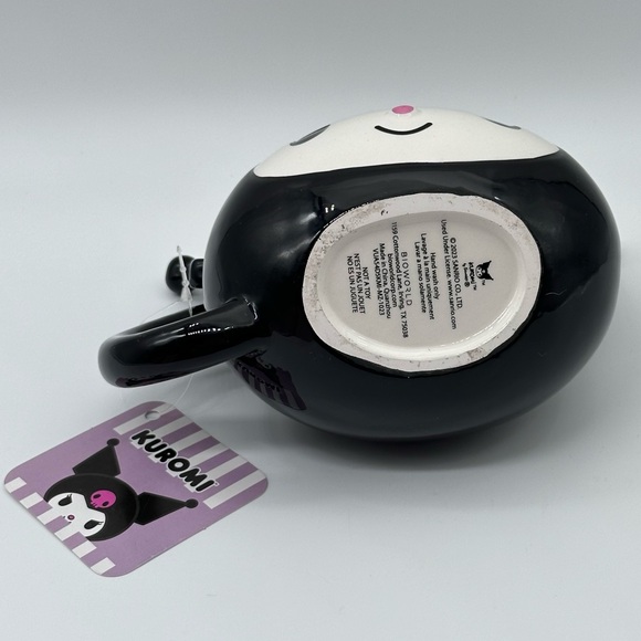 Bioworld x Sanrio Kuromi 3D Sculpted Character 10 Oz Ceramic Mug - Picture 5 of 6